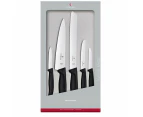 Victorinox Swiss Classic Stainless Steel 5 Piece Kitchen Knife Set Size 40X22X25cm in Black
