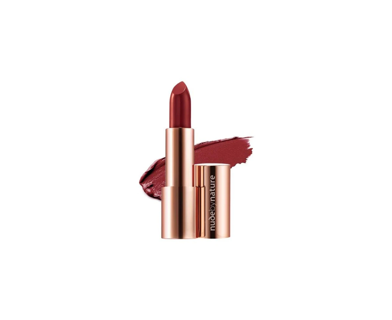 Nude by Nature Moisture Shine Lipstick 4g - 09 Rosewood