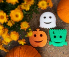 Scrub Daddy Halloween Shapes Scrubber 3pk- Orange/White/Green