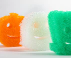 Scrub Daddy Halloween Shapes Scrubber 3pk- Orange/White/Green