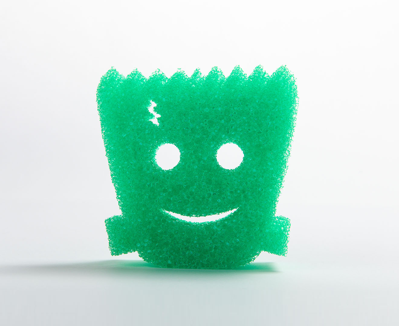 Scrub Daddy Sponge Halloween Shapes, Green Monster, 1count box sponge 