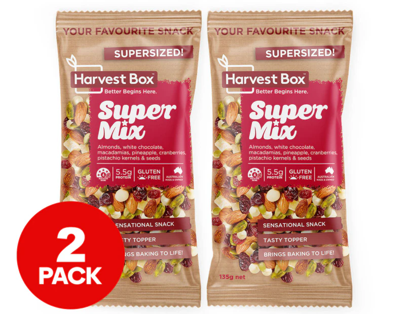 2 x Harvest Box Super Mix Value Bag 135g