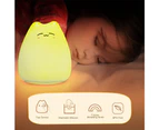Cat Nursery Night Light With Battery, 7-Color Desk Light, Room Decoration, Cute Led Multi-Color Gift,Style2
