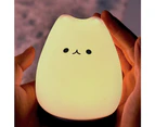 Cat Nursery Night Light With Battery, 7-Color Desk Light, Room Decoration, Cute Led Multi-Color Gift,Style4