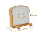 Cute Night Light, Toasted Bread Led Night Light, With Charging, Portable Bedroom Bedside Light, Birthday Gift,Style3