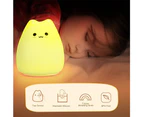 Cat Nursery Night Light With Battery, 7-Color Desk Light, Room Decoration, Cute Led Multi-Color Gift,Style3