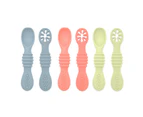 3 Sets Of Baby Silicone Rice Paste Spoons, Soft-Headed Spoons For Eating And Training Can Be Requested,Type: Style1