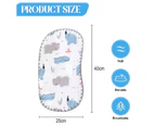 2-Piece Cotton Newborn Muslin Multifunctional Anti-Hiccup Cloth And Bib Anti-Vomiting Baby Pillow Towel,Style2