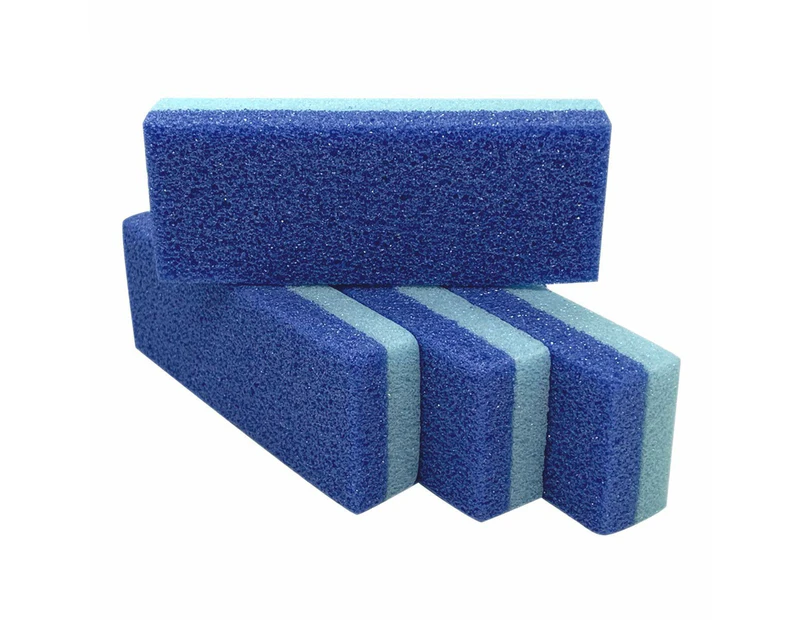 Foot Pumice Stone For Feet Hard Skin Callus Remover And Scrubber (Pack Of 4) (Blue)