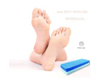 Foot Pumice Stone For Feet Hard Skin Callus Remover And Scrubber (Pack Of 4) (Blue)