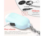 Safesound Personal Alarm Siren Song 130Db Self Defense Alarm Keychain With Mini Emergency Led Flashlight - Security Personal Protection Devices For Women G
