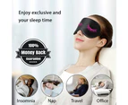 2-Pack Eye Mask For Sleeping, Sleep Mask, Blindfold - Silk Sleeping Masks With Adjustable Strap, 100% Block Out Light, No Head Pressure, Premium Eye Shade