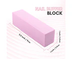4Pcs Nail Buffer Block Manicure Natural Buffing Block Durable Nail Buff For Pedicure Nail Block,Type: Style2