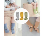 Knee Pads 3 Pairs, Non-Slip Floor Socks 3 Pairs, Crawling With Baby Knee Pads, Baby Knee Pads Crawling Anti-Fall Learning Floor Socks,Type: Style1