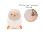 Cute Night Light For Kids,Baby Chick Night Light,Dimmable Rechargeable Silicone Nursery Night Light