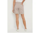 KATIES - Womens Shorts -  Cotton Canvas Shorts - Blush