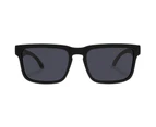 Cancer Council Men's Homebush Polarised Sunglasses - Black Rubber/Smoke