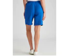 MILLERS - Womens Shorts -  Cotton Slub Short With Cuff - Cobalt
