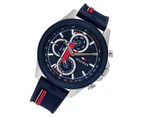 Tommy Hilfiger Multi-Colour Silicone Navy Dial Multi-function Men's Watch - 1792083