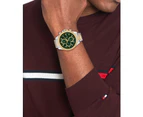 Tommy Hilfiger Two-Tone Steel Green Dial Multi-function Men's Watch - 1792079