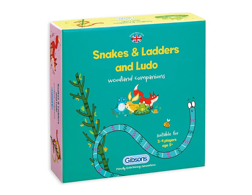 Snakes & Ladders And Ludo By Gibsons Children Toys Board Game
