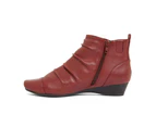 Womens Footwear Easy Steps Seville Red Glove Boot