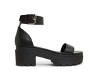 Womens Footwear Sandler Cameron Black Glove Sandal