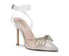 Womens Footwear Pink Inc Rafi Clear Vinylite / Silver Pump