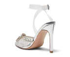 Womens Footwear Pink Inc Rafi Clear Vinylite / Silver Pump