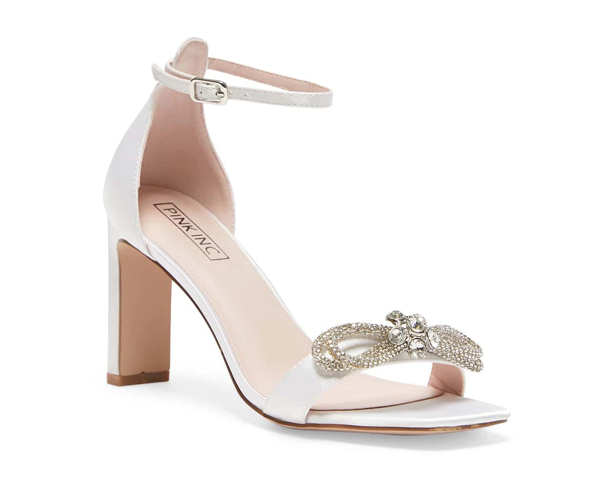 Womens Footwear Pink Inc Honey Ivory Satin Pump