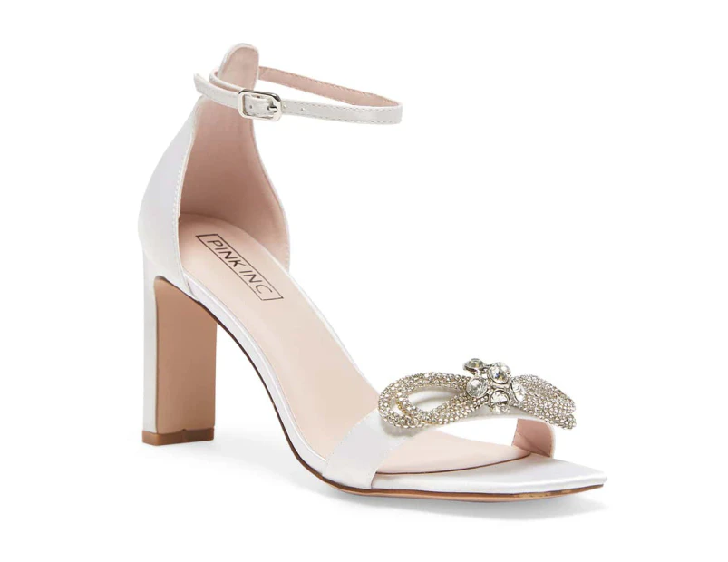 Womens Footwear Pink Inc Honey Ivory Satin Pump