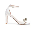 Womens Footwear Pink Inc Honey Ivory Satin Pump