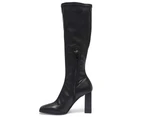 Womens Footwear Ravella Damsel Black Stretch Boot