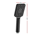 Handheld Shower Head 3.1'' High Pressure 3 Spray Modes Square Black