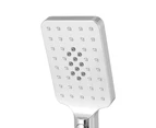 Handheld Shower Head 3.1'' High Pressure 3 Spray Modes Square Chrome