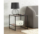 Zinus Metal & Wood Bedside Table Set