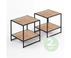 Zinus Modern Studio Collection Set of Two bedside tables | Night Stands | Side tables