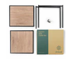 Zinus Metal & Wood Bedside Table Set