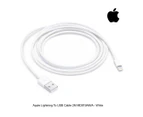 Apple Lightning To USB Cable 2M MD819AM/A - White