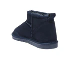 Womens Footwear Easy Steps Pillow Navy Suede Boot