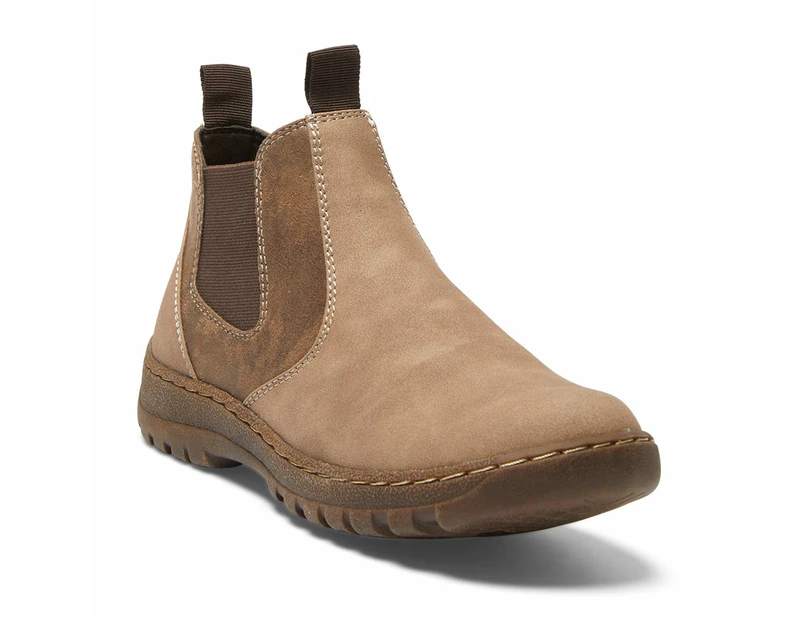 Womens Footwear Easy Steps Emmett Taupe Micro Boot