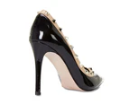 Womens Footwear Pink Inc Sierra Black Patent/Nude Pump