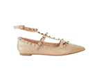 Womens Footwear Pink Inc Inez Nude Kid Flat