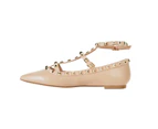 Womens Footwear Pink Inc Inez Nude Kid Flat