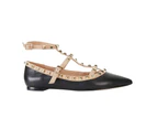 Womens Footwear Pink Inc Inez Black Kid/Nude Flat