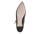 Womens Footwear Pink Inc Inez Black Kid/Nude Flat