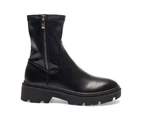 Womens Footwear Ravella Hank Black Smooth Boot