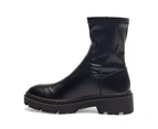 Womens Footwear Ravella Hank Black Smooth Boot