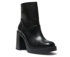 Womens Footwear Ravella Peyton Black Smooth Boot