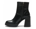 Womens Footwear Ravella Peyton Black Smooth Boot